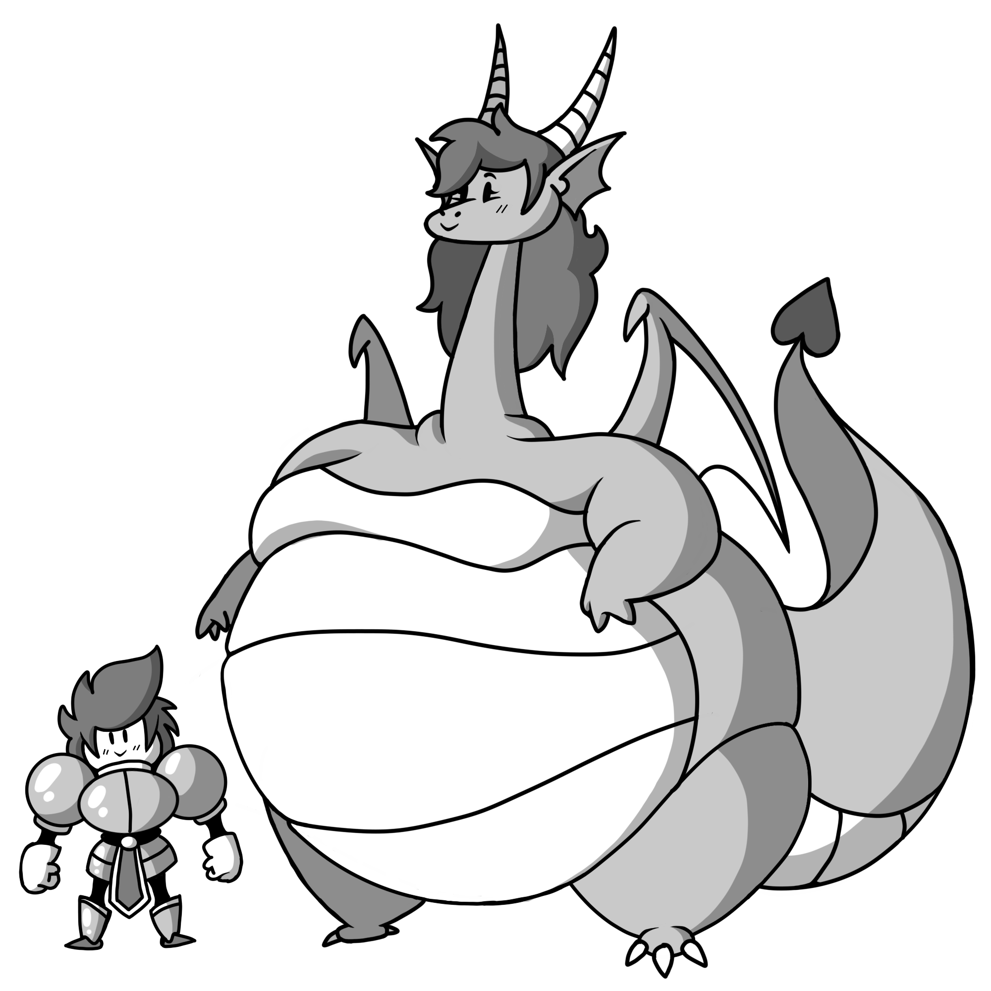 Transformacorp random cartoon knight bf and dragoness gf by TransformaCorp on DeviantArt