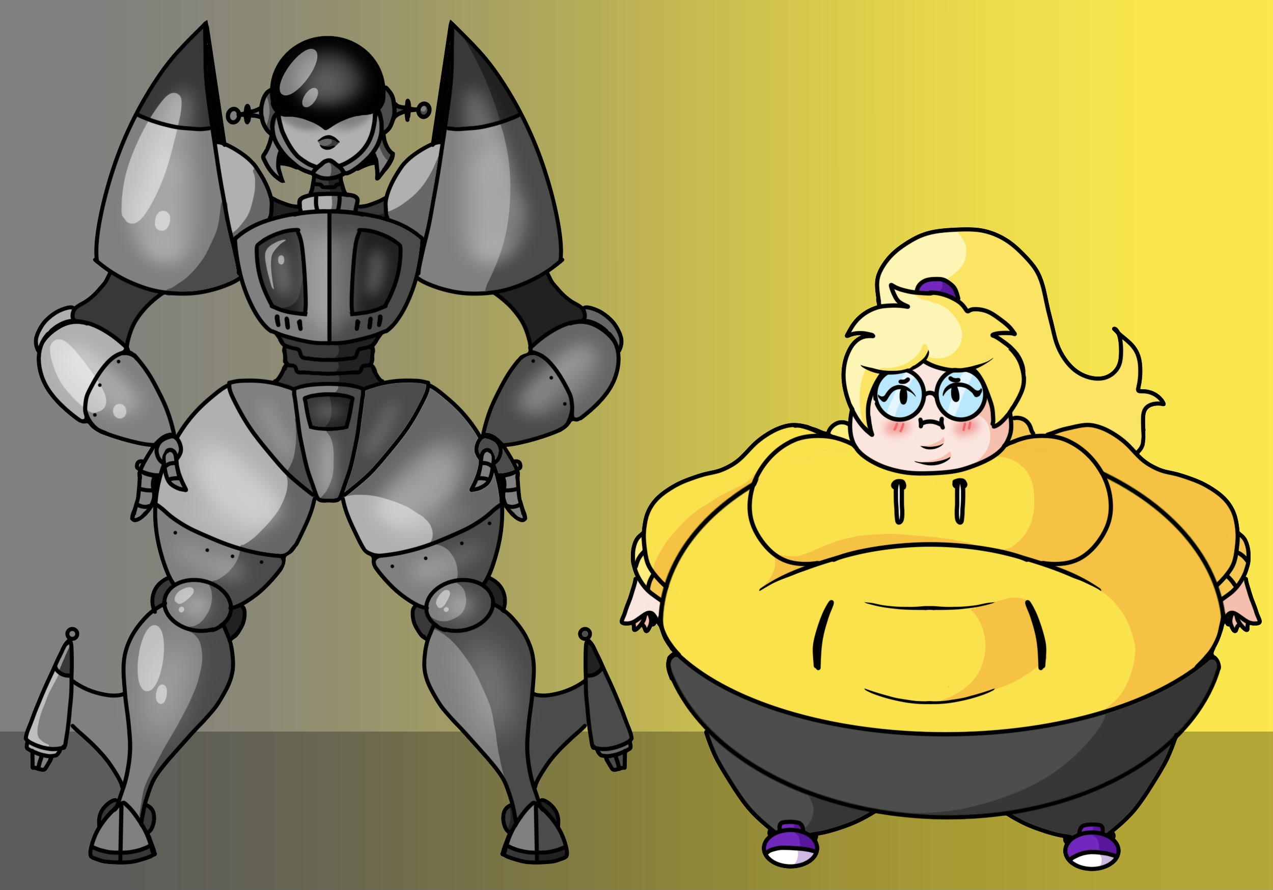Transformacorp Character concept 1 : Robot hero and Blobby pilot by TransformaCorp on ...