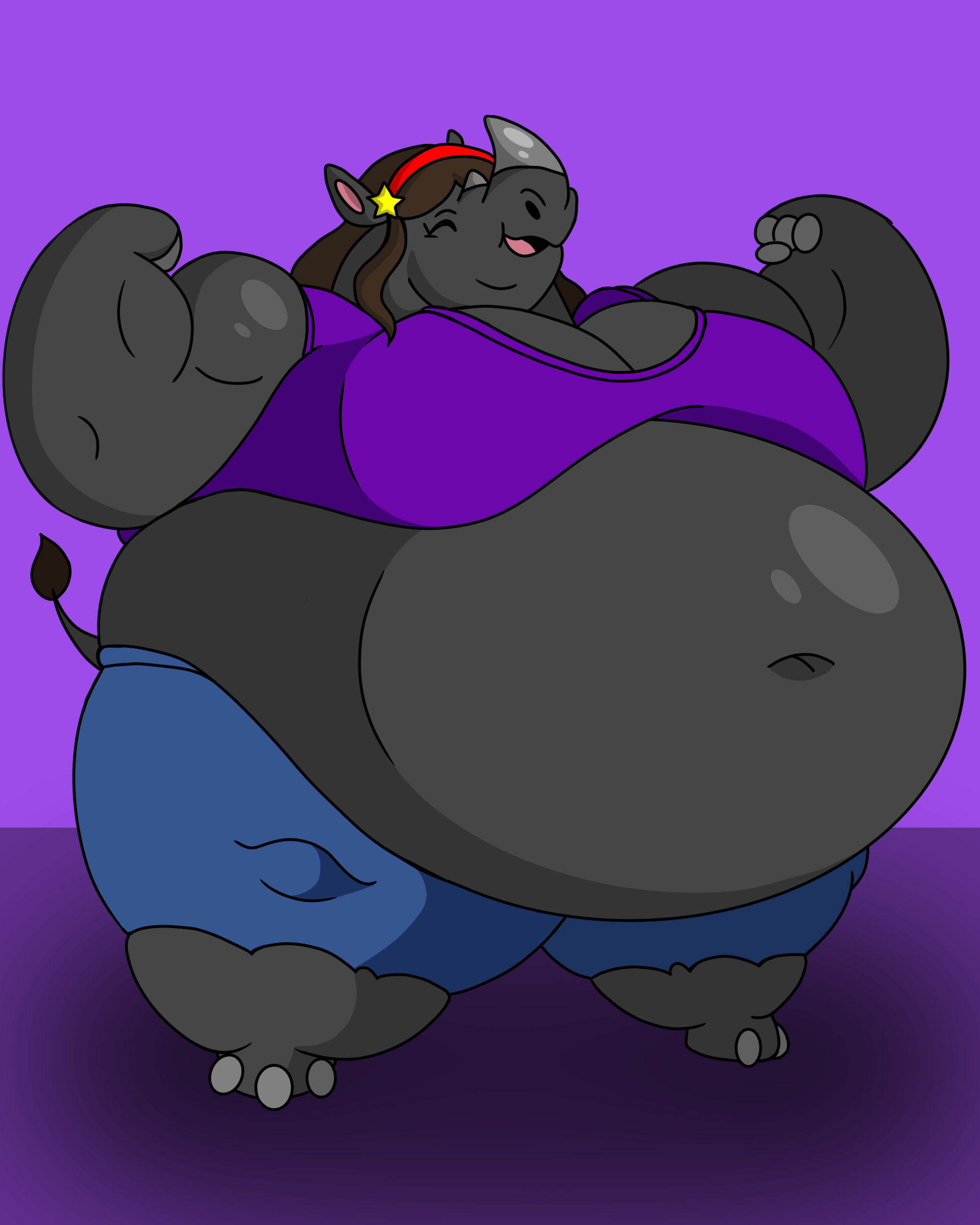 Transformacorp Inflation Tracy the strongfat rhino gal by TransformaCorp on DeviantArt
