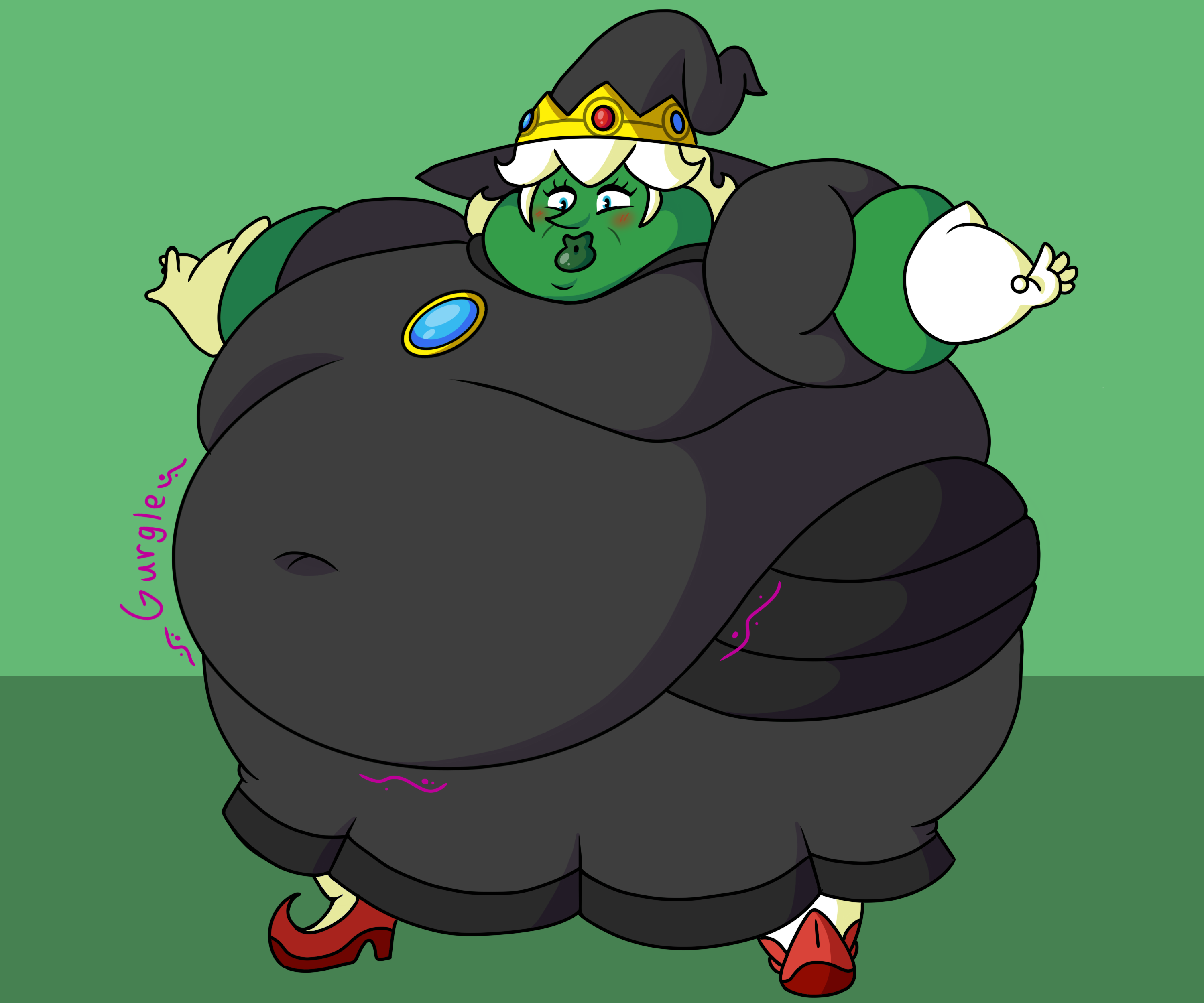 Transformacorp Inflation Peach but she's now a big ol witch by TransformaCorp on DeviantArt