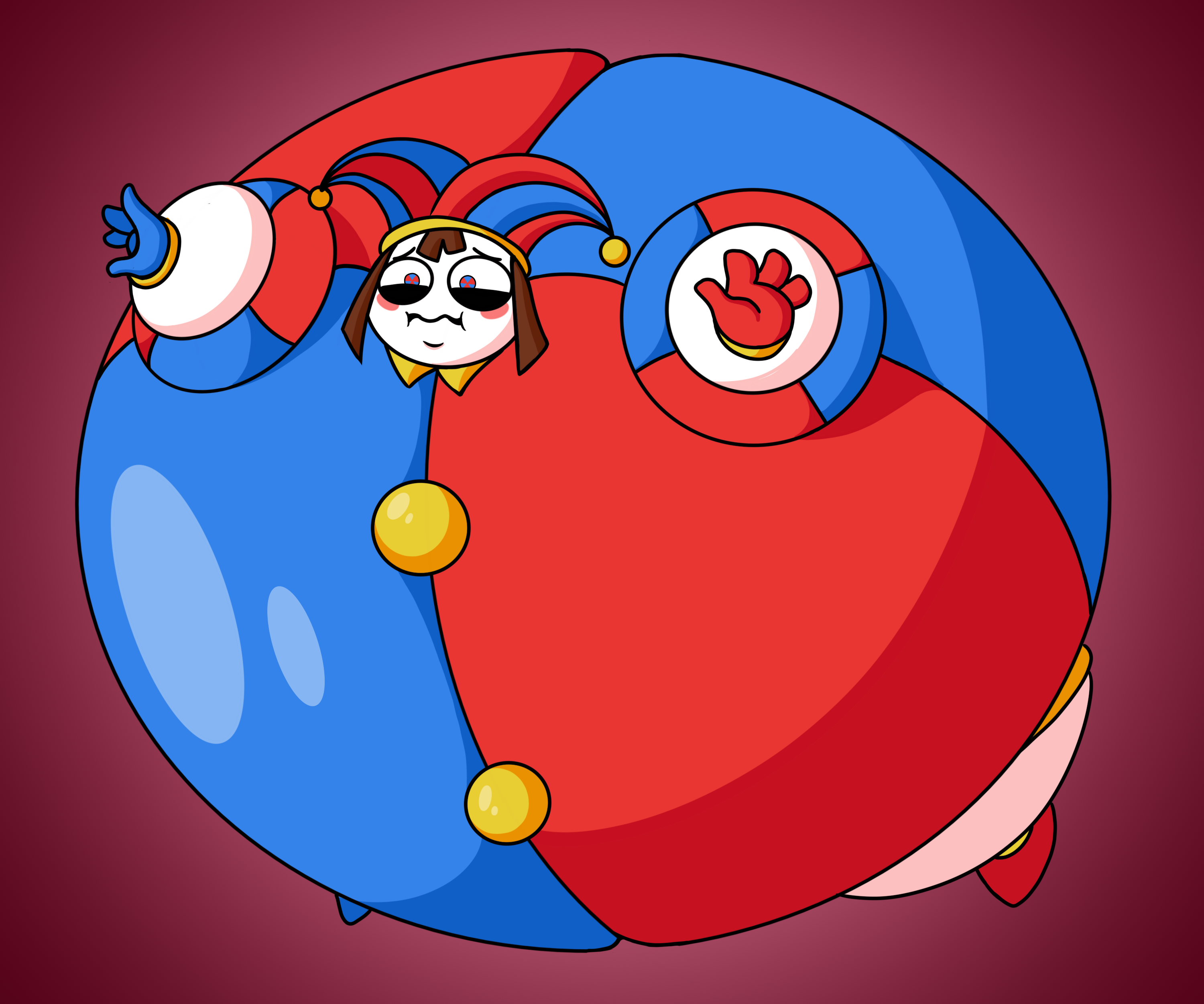 Transformacorp Inflation Pomni the mentally unstable blimp by TransformaCorp on DeviantArt