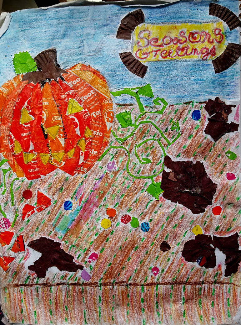 Halloween Candy Wrapper Collage- 2007 by MariamHanna on DeviantArt