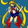 Sailor Moon Lineart: Colored