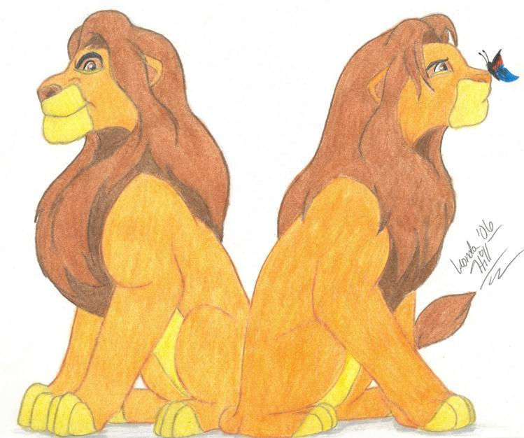 Mufasa vs. Adult Simba by sailorharmony2000 on DeviantArt
