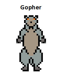Gopher by Gojilion91 on DeviantArt