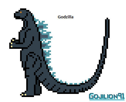 Godzilla Basic Image Side View Godzilla (Side View) by Gojilion91 on DeviantArt