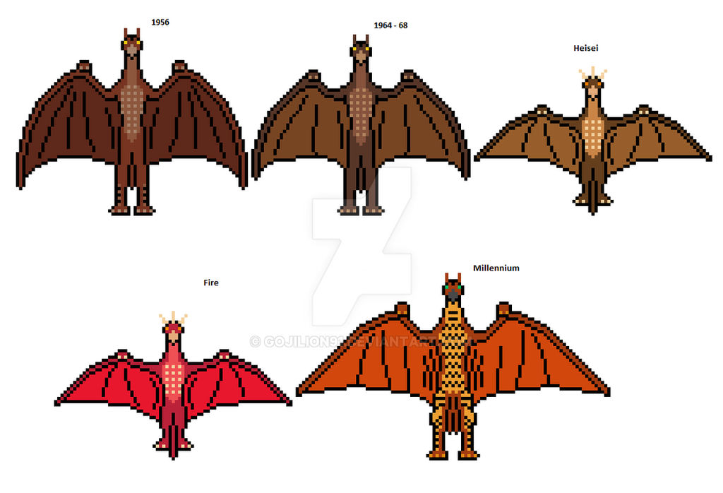 Rodan Designs by Gojilion91 on DeviantArt