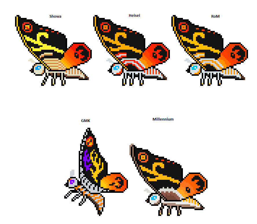 Mothra Designs By Gojilion91 On DeviantArt