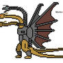 Mecha-King Ghidorah (side view)