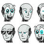 Just A Robot Facial Expressions