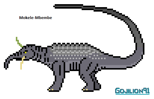 Fan art of Mokele-Mbembe and i hope offical will be like this i hope so.