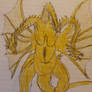 Old King Ghidorah Drawing