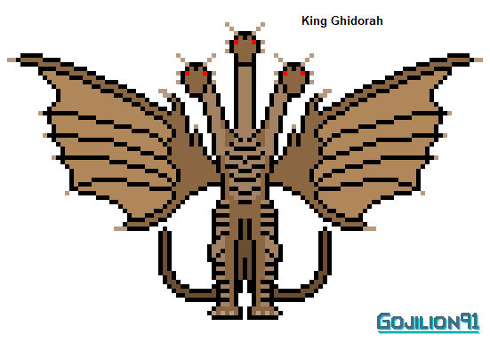 Cretaceous King Ghidorah (REDO) by Gojilion91 on DeviantArt