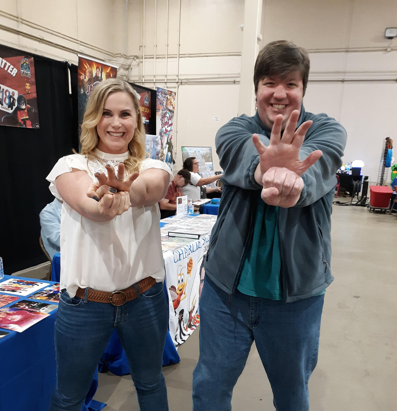 Me and Catherine Sutherland