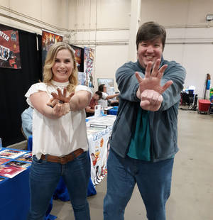 Me and Catherine Sutherland