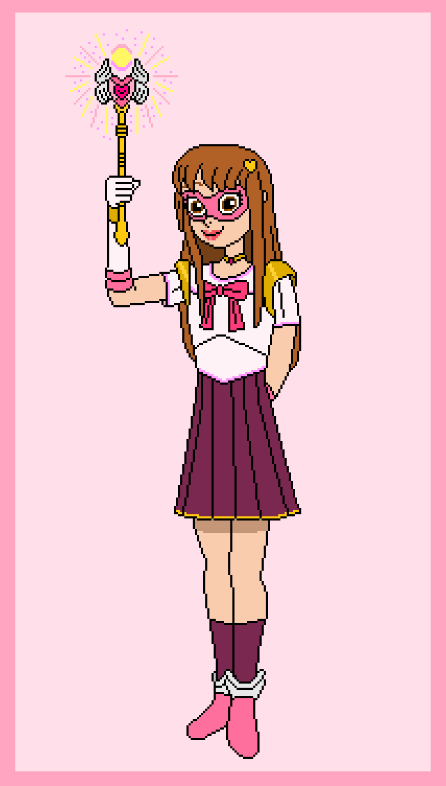Mirasketch as a Magical Girl