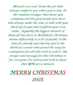 Merry Christmas 2025