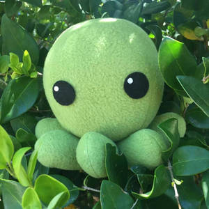 Olive Green Ocotpus Plushie