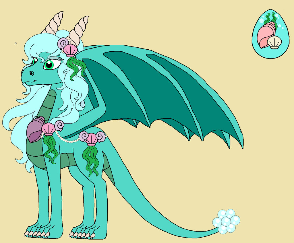 Shimmering Shells - Adopt Result by rosefang16 on DeviantArt