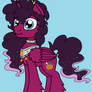 Princess Midnight Cupcake