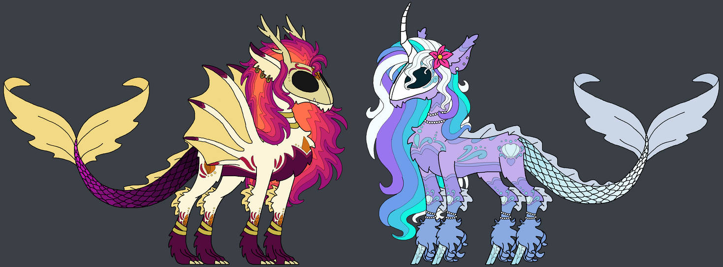 The Merdragon and The Unimaid by rosefang16 on DeviantArt