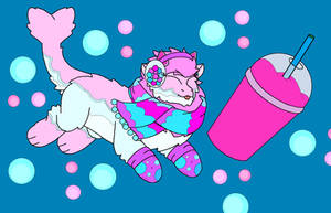 Slushie Dragon - Bubblegum Slushie