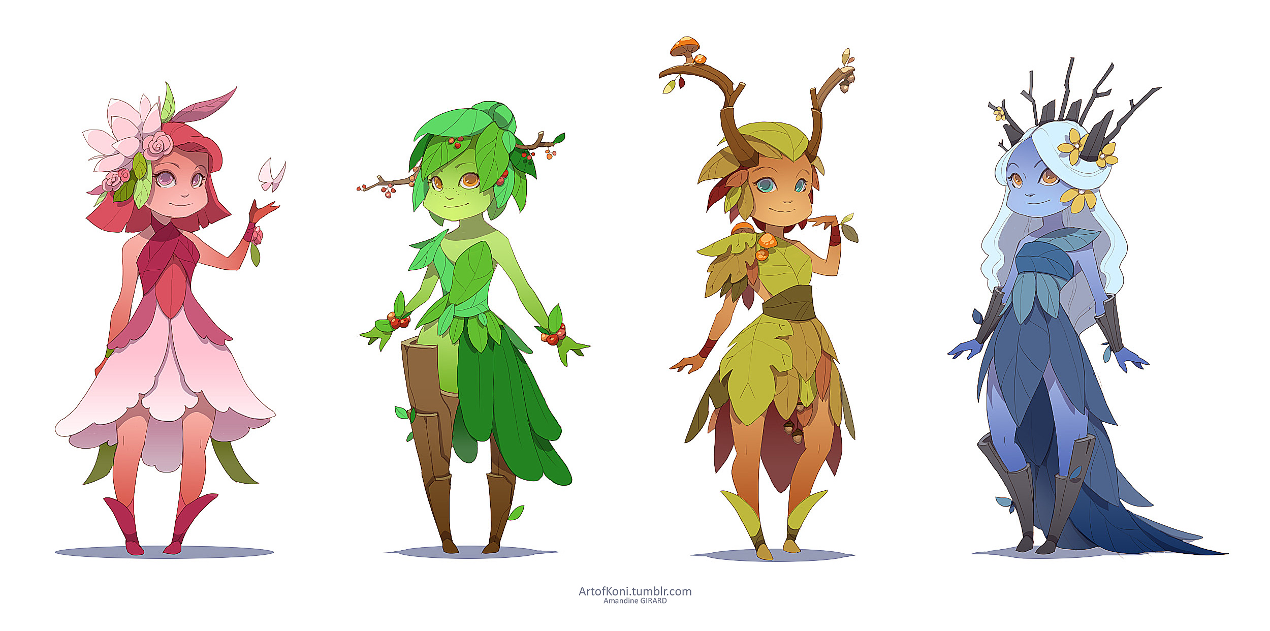 Dryad of the seasons