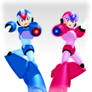 Megaman X and Megagirl X