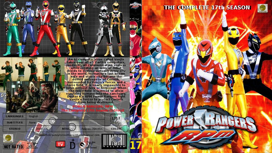 Power Rangers: RPM, Complete 17th Season by Gattison13 on DeviantArt