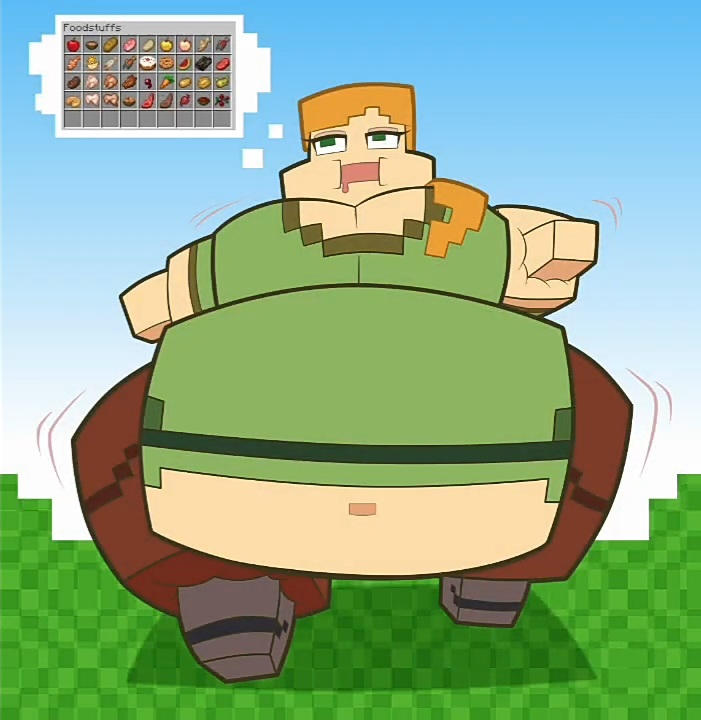 Minecraft Fat alex by bambam1200910 on DeviantArt