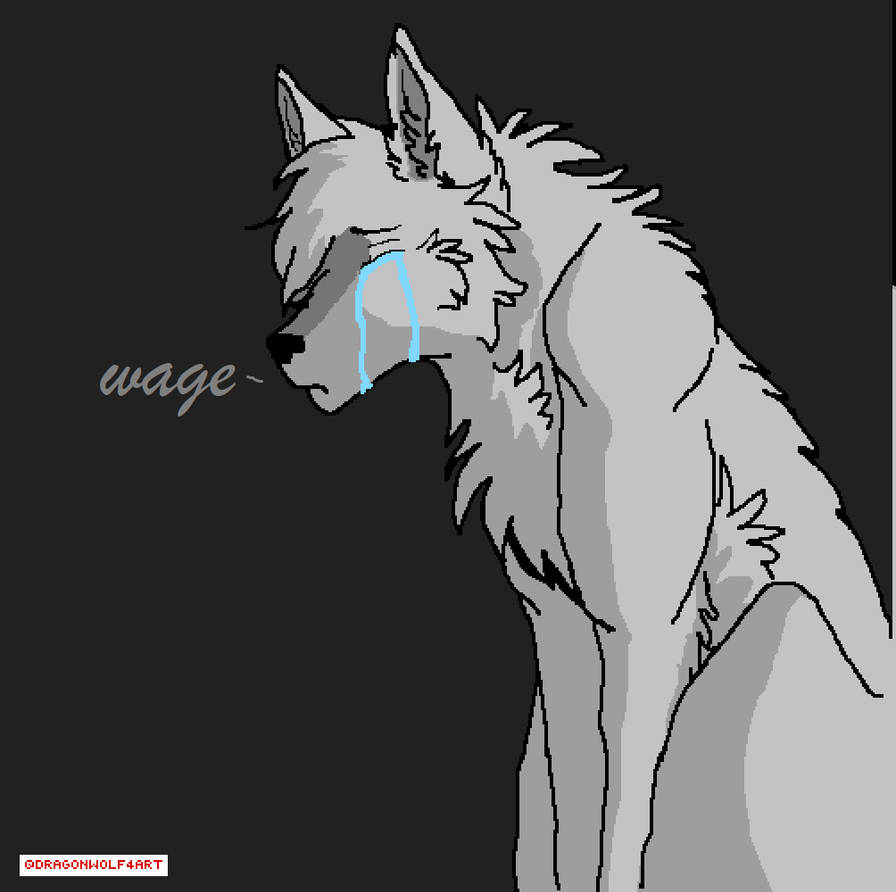 Sad wolf by SimbaLionking2019 on DeviantArt