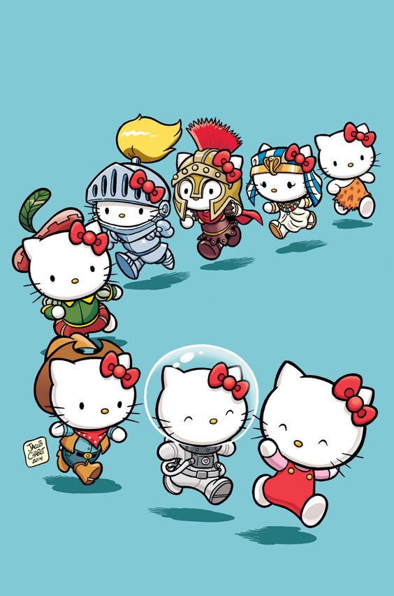 Hello Kitty Evolution Hello Kitty Evolution by SimbaLionking2019 on DeviantArt