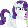 Spike and Rarity Vector 3