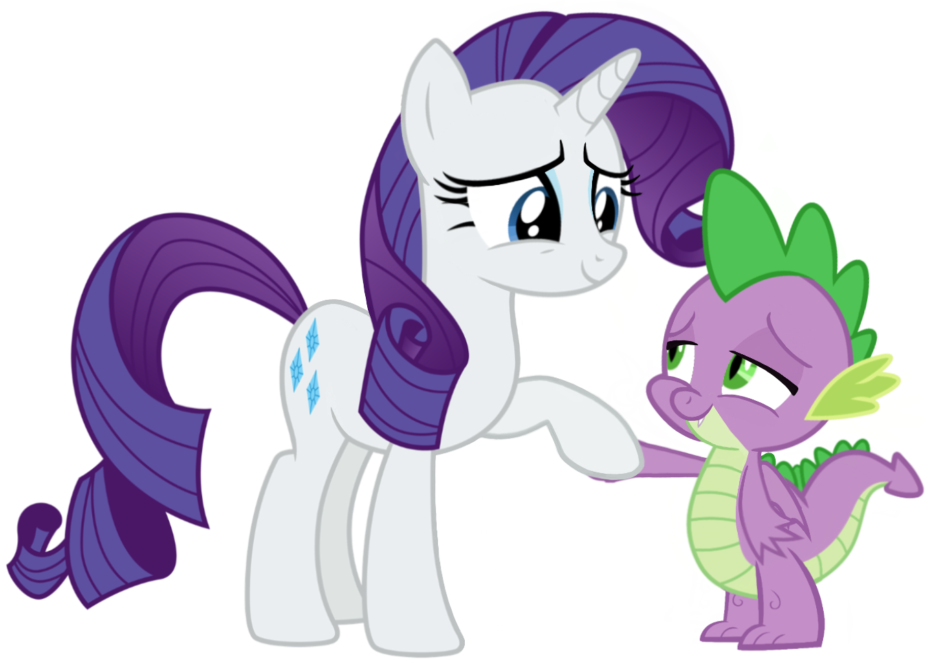 Pictures Of Rarity And Spike