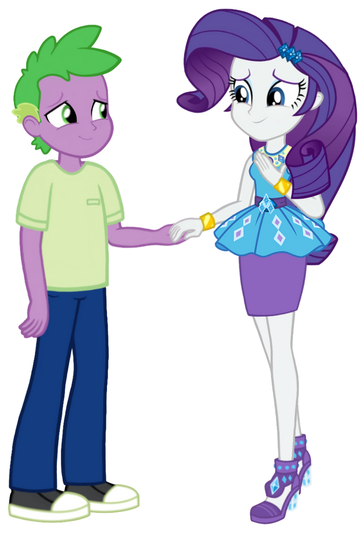 MLP EG Spike and Rarity Vector by GeorgeGarza01 on DeviantArt