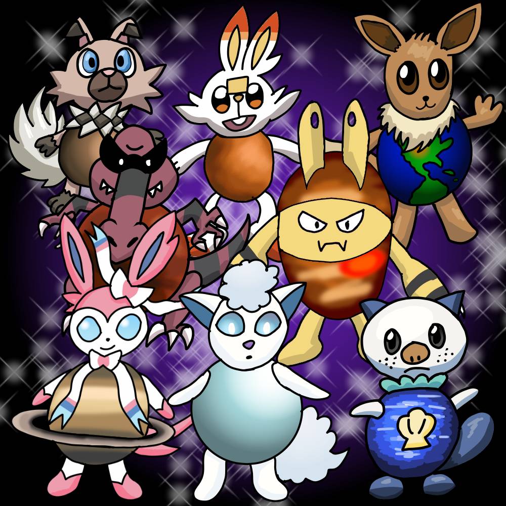 Pokemon Solar System Deviantart Pokemon X Solar System by galbin32 on DeviantArt