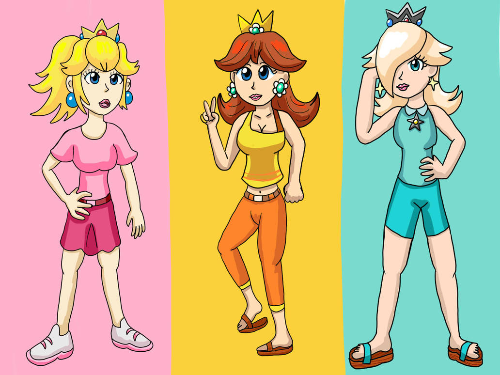 Custom Mario Princess Casual Costume Mario Princesses by galbin32 on DeviantArt