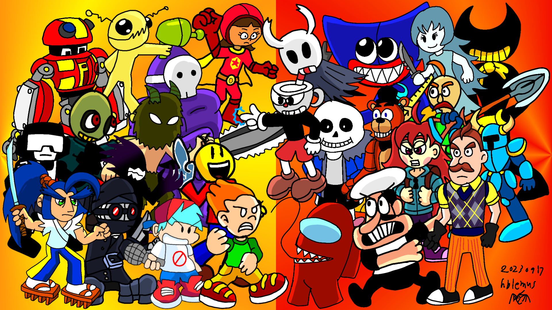 Newgrounds Vs Indie Games by galbin32 on DeviantArt