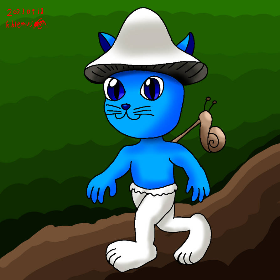 Smurf cat by NOBELx001 on DeviantArt