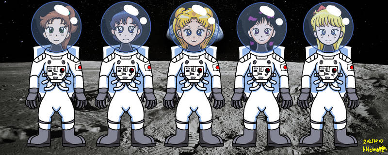 Astronaut Sailor Soldiers