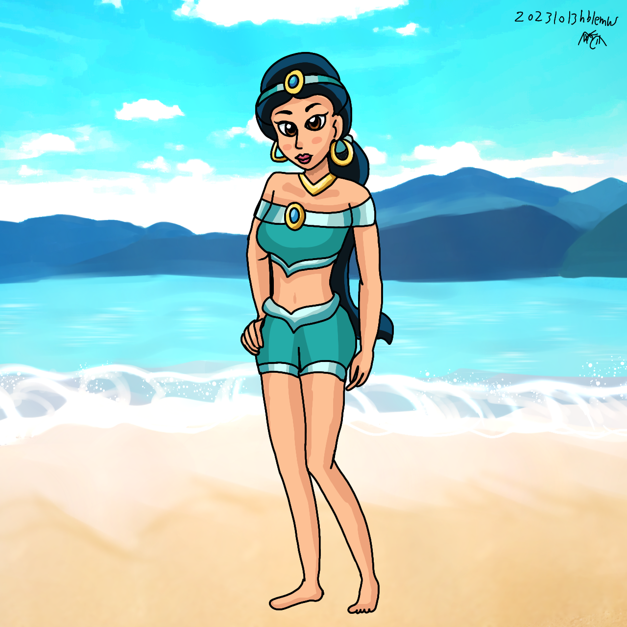 Princess top jasmine swimwear