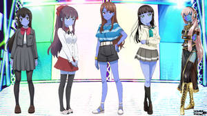 the blue skinned idols