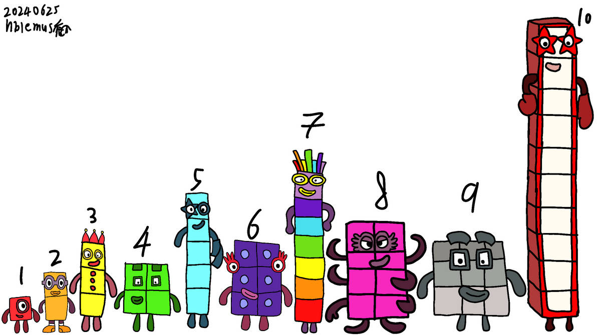 the number blocks by galbin32 on DeviantArt