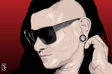 skrillex vector Portrait