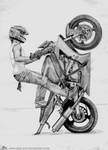 Acrobatic motorbiking by AlexLehner