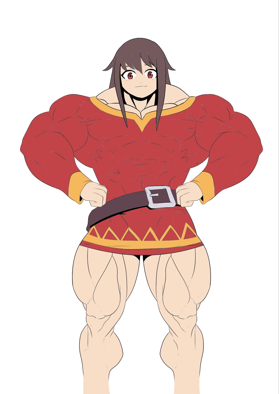 Megumin Hyperdistorted Megumin by maineim by JuanitoArcoiris1 on DeviantArt