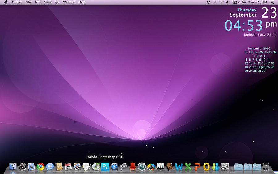 Custom Geektool Desktop v1.0 by macpherson123 on DeviantArt