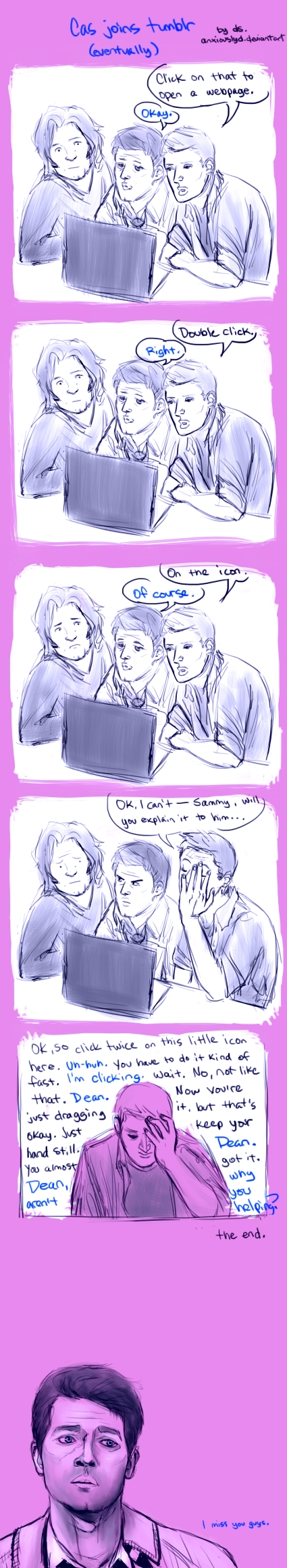 cas joins tumblr