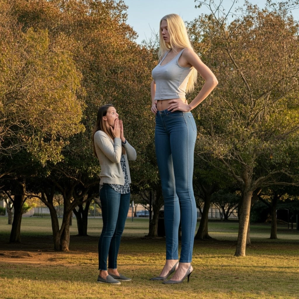 Tall Girl meets Giant Girl