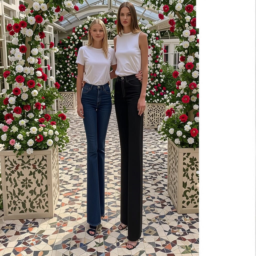 Tall with Taller Friend